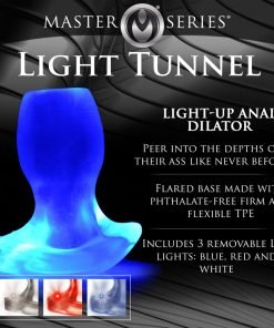Light Tunnel anal dilator with LED lights