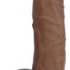 Jock Dark Bareskin Dildo with Balls - 10 Inch