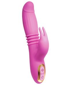 35X Lil Swell Thrusting and Swelling Silicone Rabbit Vibrator - Image 4