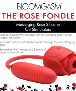 10X Romping Rose Suction and Thrusting Vibrator - Image 2