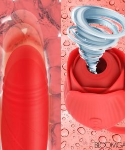 10X Romping Rose Suction and Thrusting Vibrator - Image 6