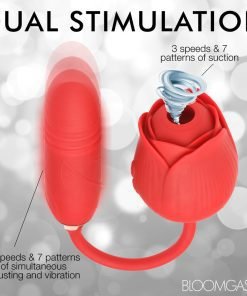 10X Romping Rose Suction and Thrusting Vibrator - Image 7