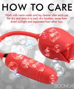 10X Romping Rose Suction and Thrusting Vibrator - Image 10