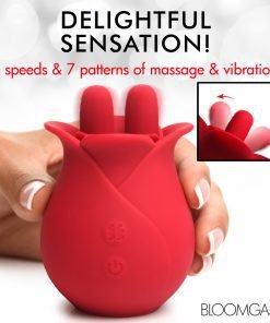 10X Fondle Massaging Rose Silicone Clit Stimulators - Image 6