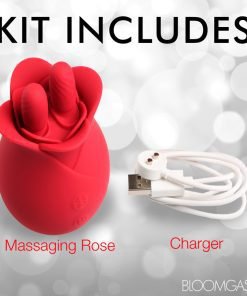10X Fondle Massaging Rose Silicone Clit Stimulators - Image 8