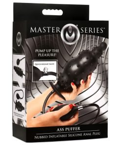 Ass Puffer Nubbed Inflatable Silicone Anal Plug - Image 9
