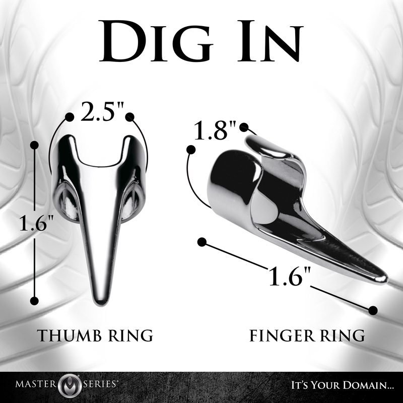 Clawed 5pc Sensation Play Rings - Image 4