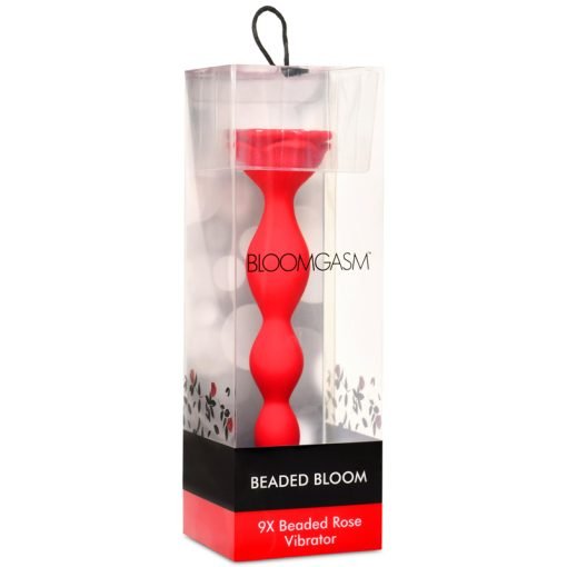 9X Beaded Bloom Silicone Rose Vibrator - Image 8