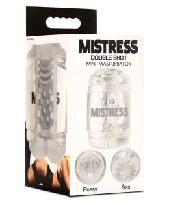 Double Shot Pussy and Ass Stroker - Clear - Image 10