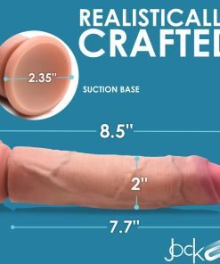 8.5 Inch Dual Density Uncut Dildo - Image 4