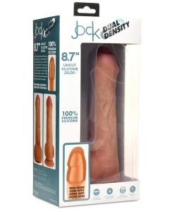 8.7 Inch Dual Density Uncut Dildo with Balls - Image 9