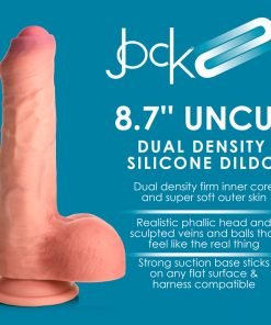 8.7 Inch Dual Density Uncut Dildo with Balls - Image 2