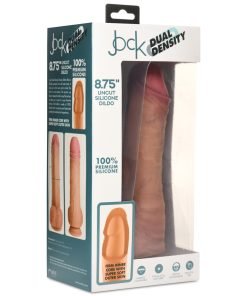 8.75 Inch Dual Density Uncut Dildo with Balls - Image 9