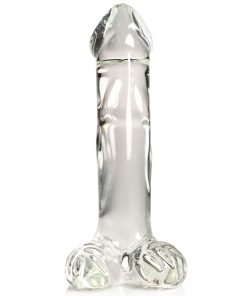 Glass Dildo with Balls - Image 9