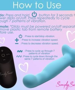 21X Vibrating Thick Silicone Dildo - Image 9