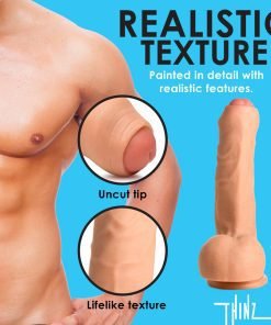 7 Inch uncut Dildo with Balls - Image 6