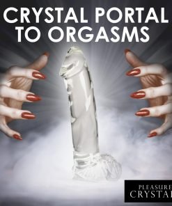 Glass Dildo with Balls - Image 3