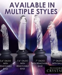 Glass Dildo with Balls - Image 7