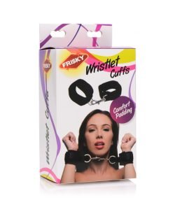 Frisky Wristlet Cuffs packaging with comfort padding feature