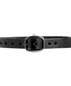 Unisex Leather Choker with O-Ring- ML - Image 3