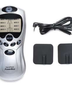 Handheld electrical stimulation device with accessories