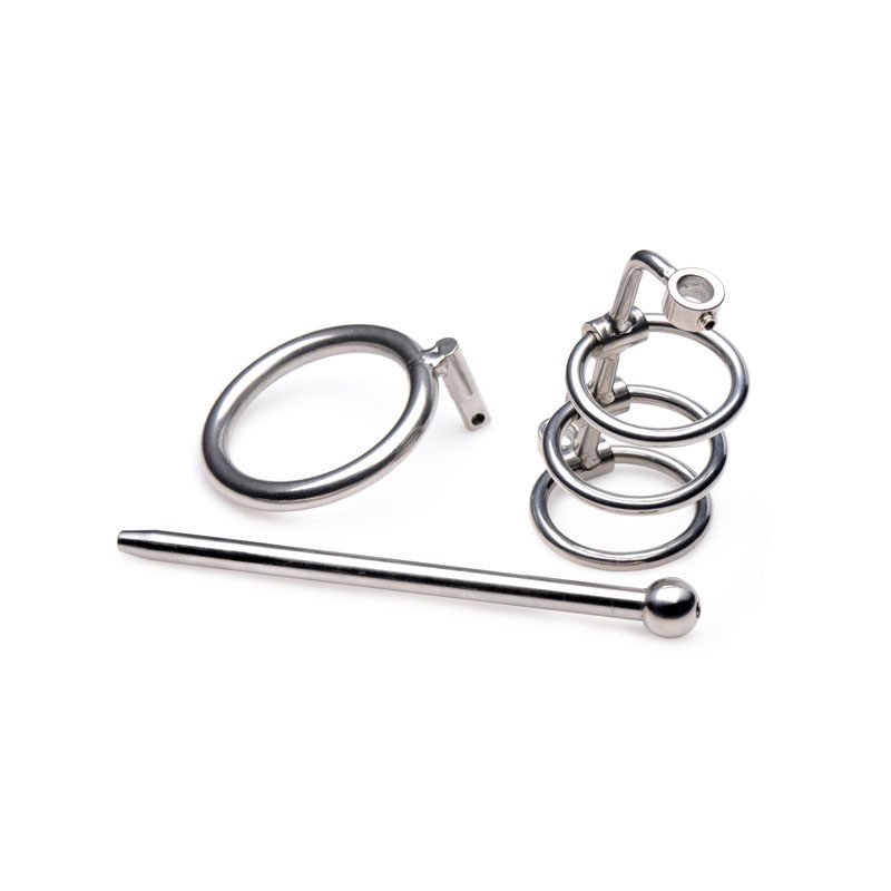 Gates of Hell Stainless Steel Adjustable Cum Through Sound Cage - Image 2
