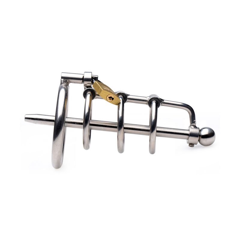 Gates of Hell Stainless Steel Adjustable Cum Through Sound Cage - Image 5