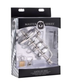 Gates of Hell Stainless Steel Adjustable Cum Through Sound Cage - Image 8
