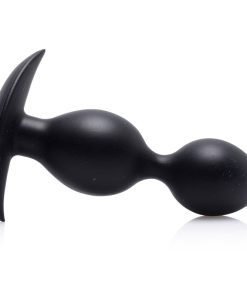 Orbs Steel Weighted Duotone Silicone Anal Plug - Image 2