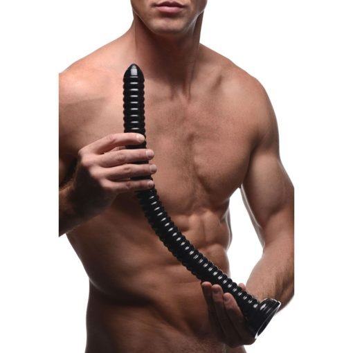 Hosed 19 Inch Ribbed Anal Snake - Image 5