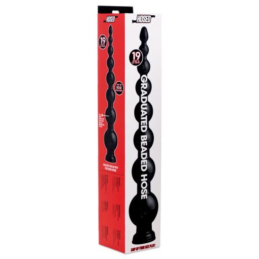 Hosed 19 Inch Graduated Bead Anal Snake - Image 8