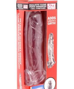 Realistic Clear Penis Enhancer and Ball Stretcher - Image 3