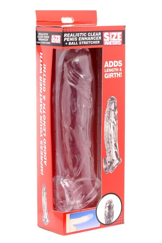 Realistic Clear Penis Enhancer and Ball Stretcher - Image 3
