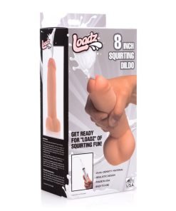 8 Inch Realistic Dual Density Squirting Dildo - Image 6