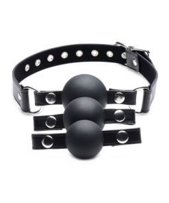 Interchangeable Silicone Ball Gag Set - Image 3