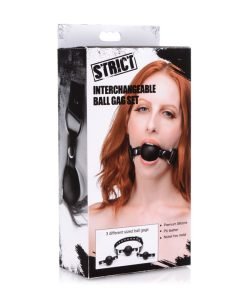 Interchangeable Silicone Ball Gag Set - Image 6