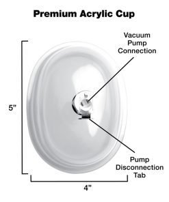 Large Vaginal 5 inch Pumping Cup Attachment - Image 4