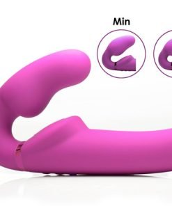 Vibrant pink dual-action vibrator with remote control for enhanced pleasure
