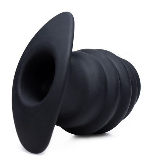 Hive Ass Tunnel Silicone Ribbed Hollow Anal Plug - Medium - Image 4