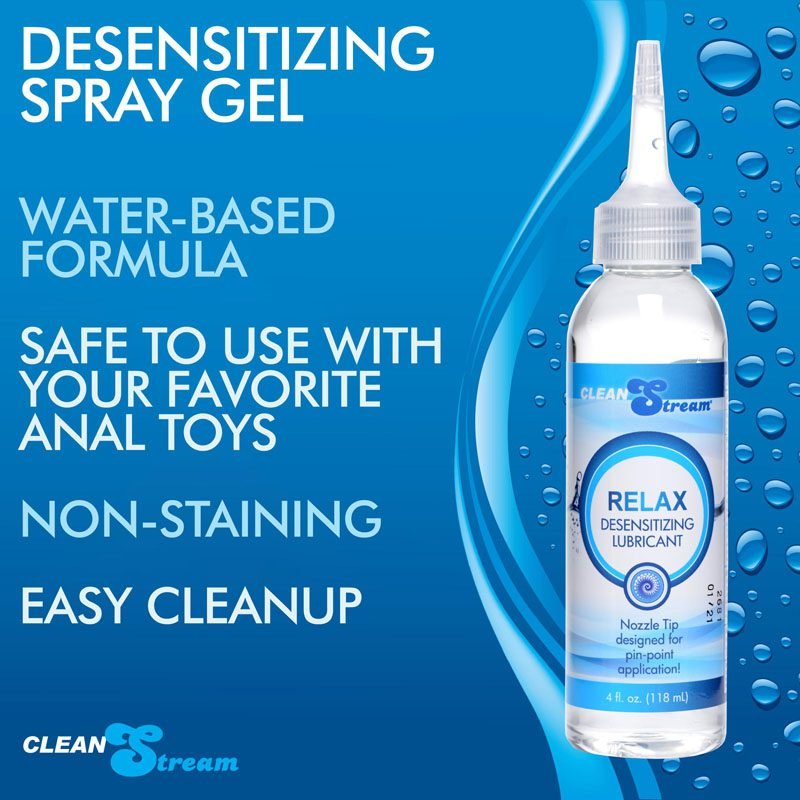 Relax Desensitizing Lubricant With Nozzle Tip - 4 oz. - Image 4