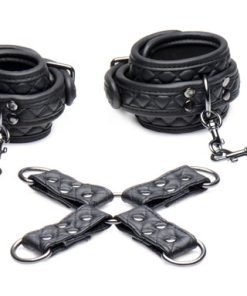 Concede Wrist and Ankle Restraint Set With Bonus Hog-Tie Adaptor - Image 3
