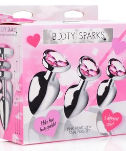 Pink Heart Anal Plug Set - Image 5