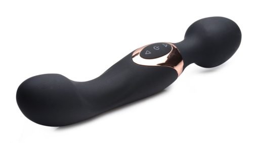 10X Dual Duchess 2-in-1 Silicone Massager - Black - Image 3