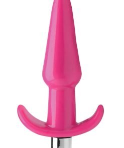 Smooth Vibrating Anal Plug - Pink - Image 3