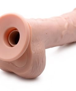 8.5 Inch Vibrating Squirting Dildo with Remote Control - Light - Image 6