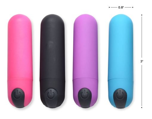 Vibrating Bullet with Remote Control - Blue - Image 4
