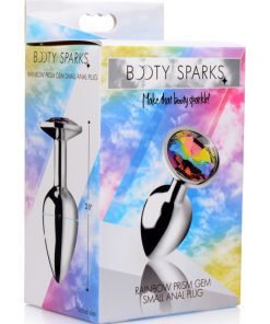 Rainbow Prism Gem Anal Plug - Small - Image 4