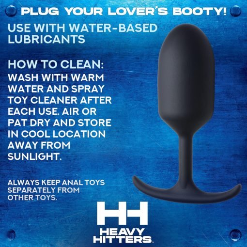 Premium Silicone Weighted Anal Plug - XL - Image 8