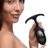Premium Silicone Weighted Anal Plug - Large