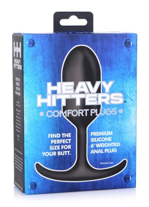 Premium Silicone Weighted Anal Plug - Large - Image 9